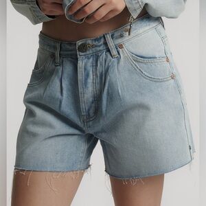 One Teaspoon Light Blue Denim Shorts
